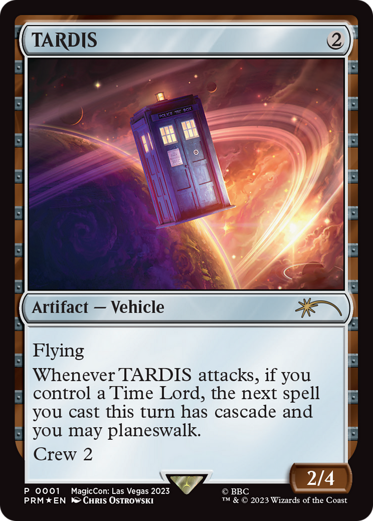 TARDIS (PF23-004) - MagicFest 2023 Foil - Premium MTG Single from Wizards of the Coast - Just $1.81! Shop now at Game Crave Tournament Store