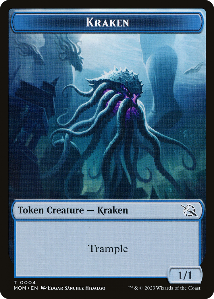 Kraken (TMOM-004) - March of the Machine Tokens Foil - Premium MTG Single from Wizards of the Coast - Just $0! Shop now at Game Crave Tournament Store