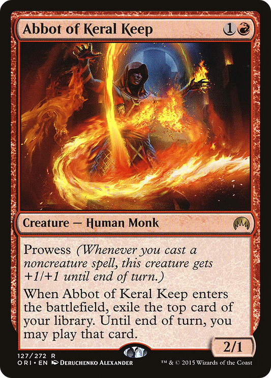 Abbot of Keral Keep (ORI-127) - Magic Origins Foil - Premium MTG Single from Wizards of the Coast - Just $0.08! Shop now at Game Crave Tournament Store