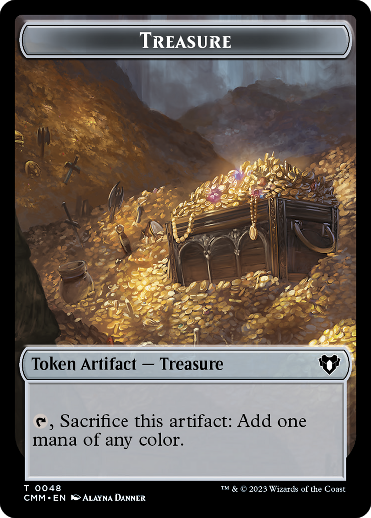 Treasure (TCMM-048) - Commander Masters Tokens - Premium MTG Single from Wizards of the Coast - Just $0! Shop now at Game Crave Tournament Store