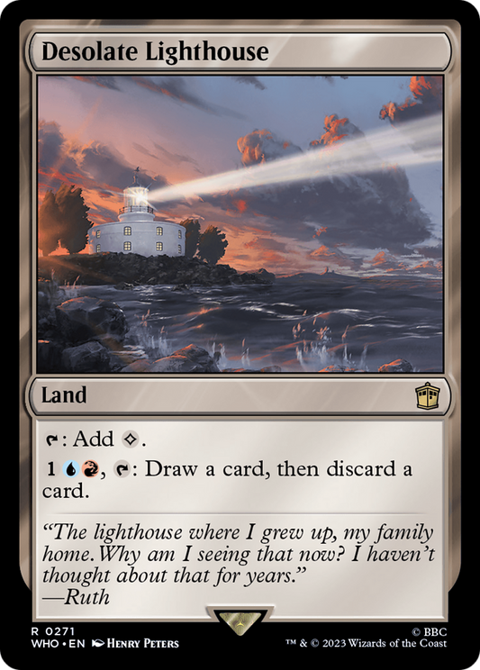 Desolate Lighthouse (WHO-271) - Doctor Who - Premium MTG Single from Wizards of the Coast - Just $0.08! Shop now at Game Crave Tournament Store