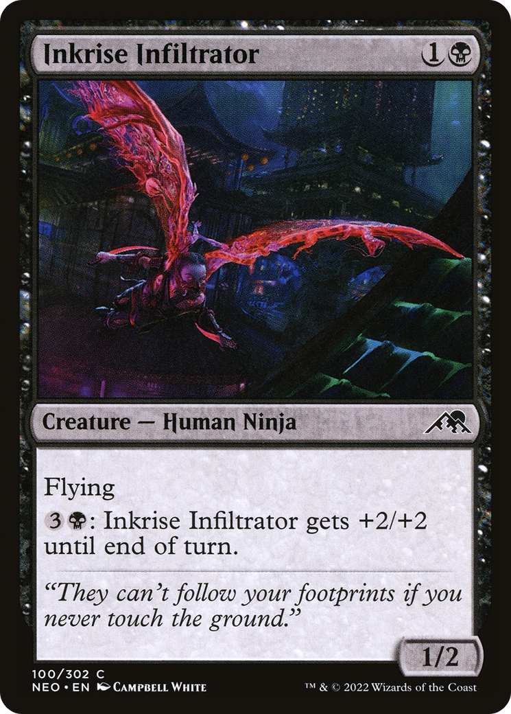 Inkrise Infiltrator (NEO-100) - Kamigawa: Neon Dynasty Foil - Premium MTG Single from Wizards of the Coast - Just $0.08! Shop now at Game Crave Tournament Store
