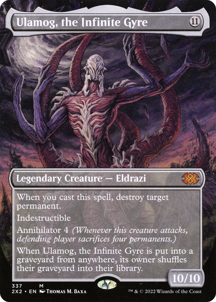 Ulamog, the Infinite Gyre (2X2-337) - Double Masters 2022 (Borderless) - Premium MTG Single from Wizards of the Coast - Just $10.67! Shop now at Game Crave Tournament Store