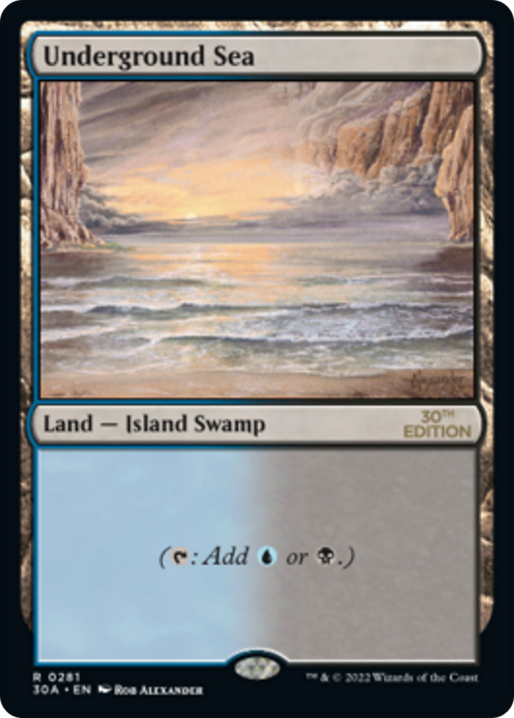 Underground Sea (30A-281) - 30th Anniversary Edition - Premium MTG Single from Wizards of the Coast - Just $83.23! Shop now at Game Crave Tournament Store