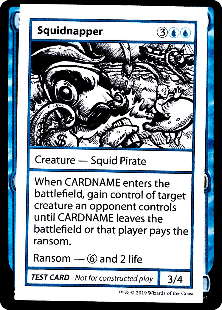 Squidnapper (CMB2-029) - Mystery Booster Playtest Cards 2021 - Premium MTG Single from Wizards of the Coast - Just $0.08! Shop now at Game Crave Tournament Store