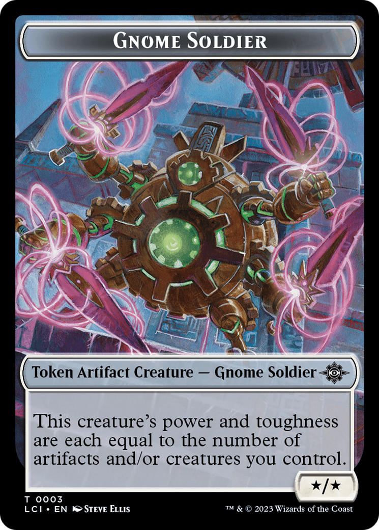 Gnome Soldier (TLCI-003) - The Lost Caverns of Ixalan Tokens Foil - Premium MTG Single from Wizards of the Coast - Just $0! Shop now at Game Crave Tournament Store