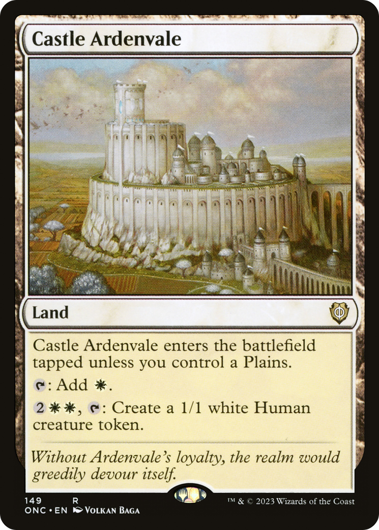 Castle Ardenvale (ONC-149) - Phyrexia: All Will Be One Commander - Premium MTG Single from Wizards of the Coast - Just $0.25! Shop now at Game Crave Tournament Store