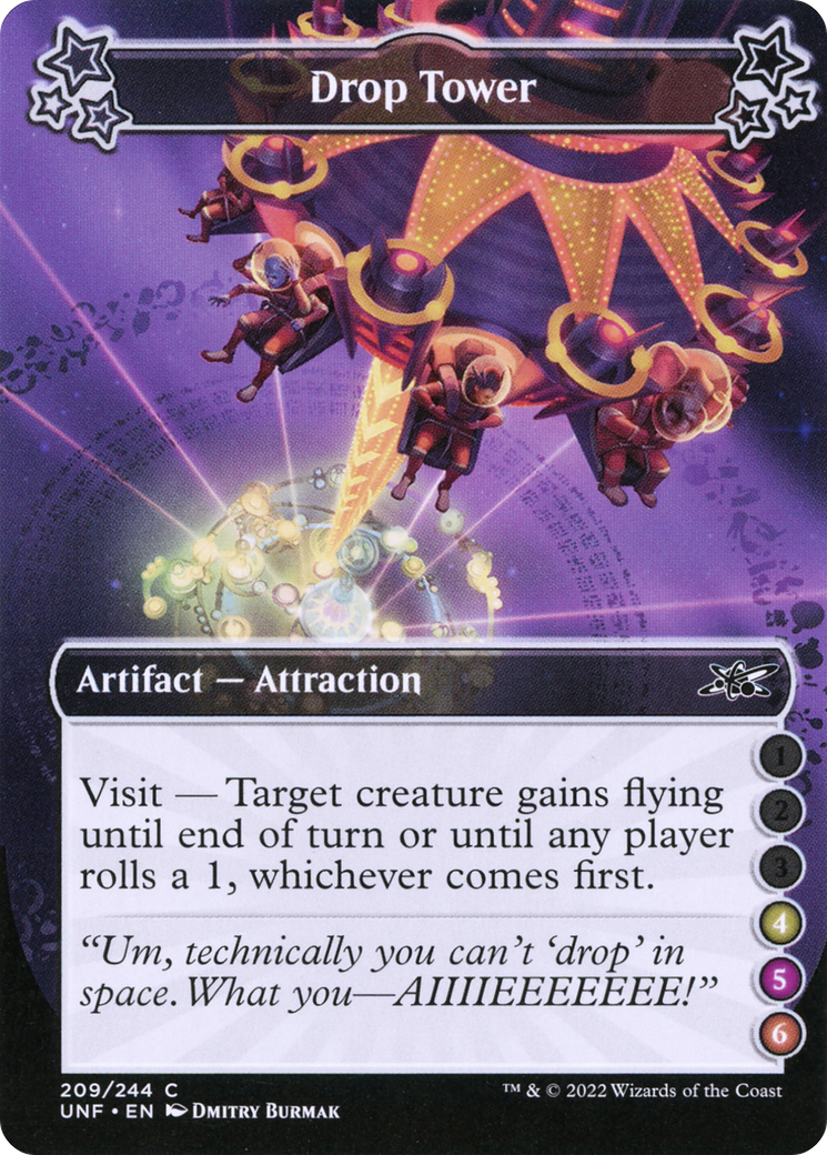 Drop Tower (UNF-209F) - Unfinity - Premium MTG Single from Wizards of the Coast - Just $0.08! Shop now at Game Crave Tournament Store
