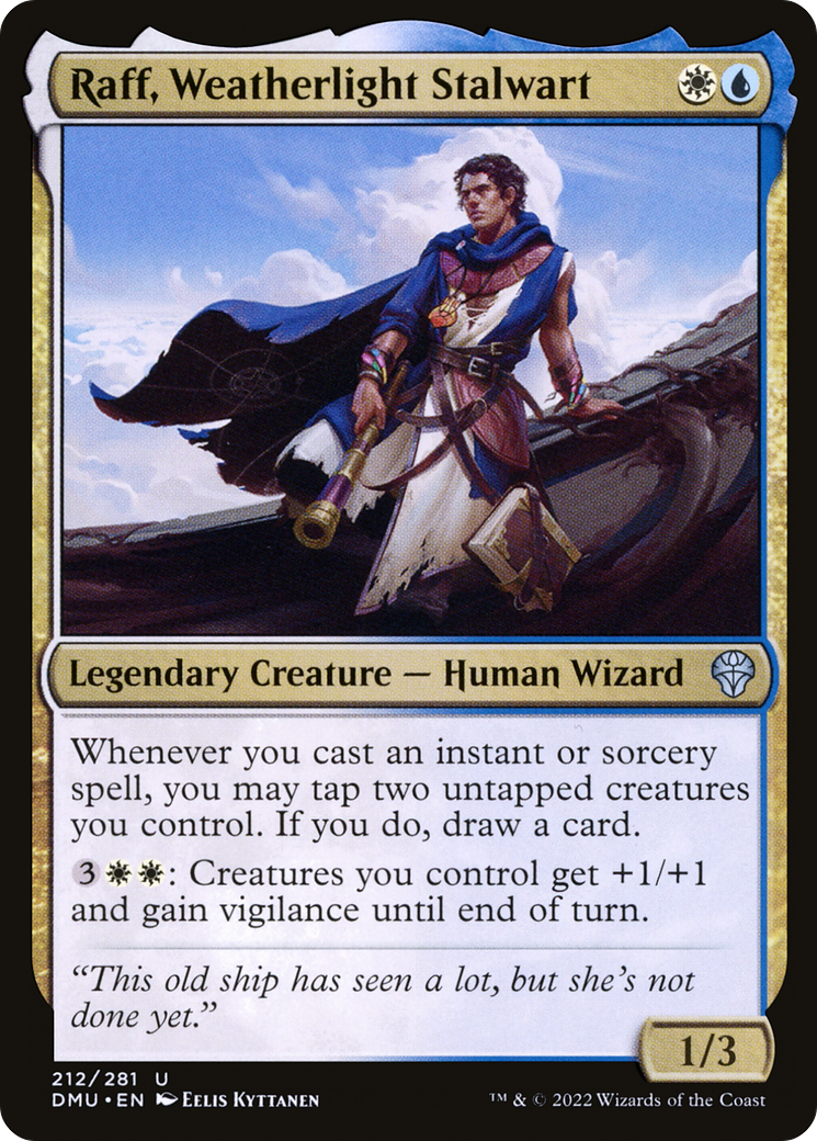 Raff, Weatherlight Stalwart (DMU-212) - Dominaria United - Premium MTG Single from Wizards of the Coast - Just $0.08! Shop now at Game Crave Tournament Store