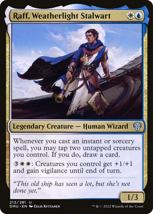 Raff, Weatherlight Stalwart (DMU-212) - Dominaria United - Premium MTG Single from Wizards of the Coast - Just $0.08! Shop now at Game Crave Tournament Store