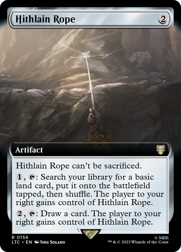 Hithlain Rope (LTC-156) - Tales of Middle-earth Commander: (Extended Art) - Premium MTG Single from Wizards of the Coast - Just $0.28! Shop now at Game Crave Tournament Store