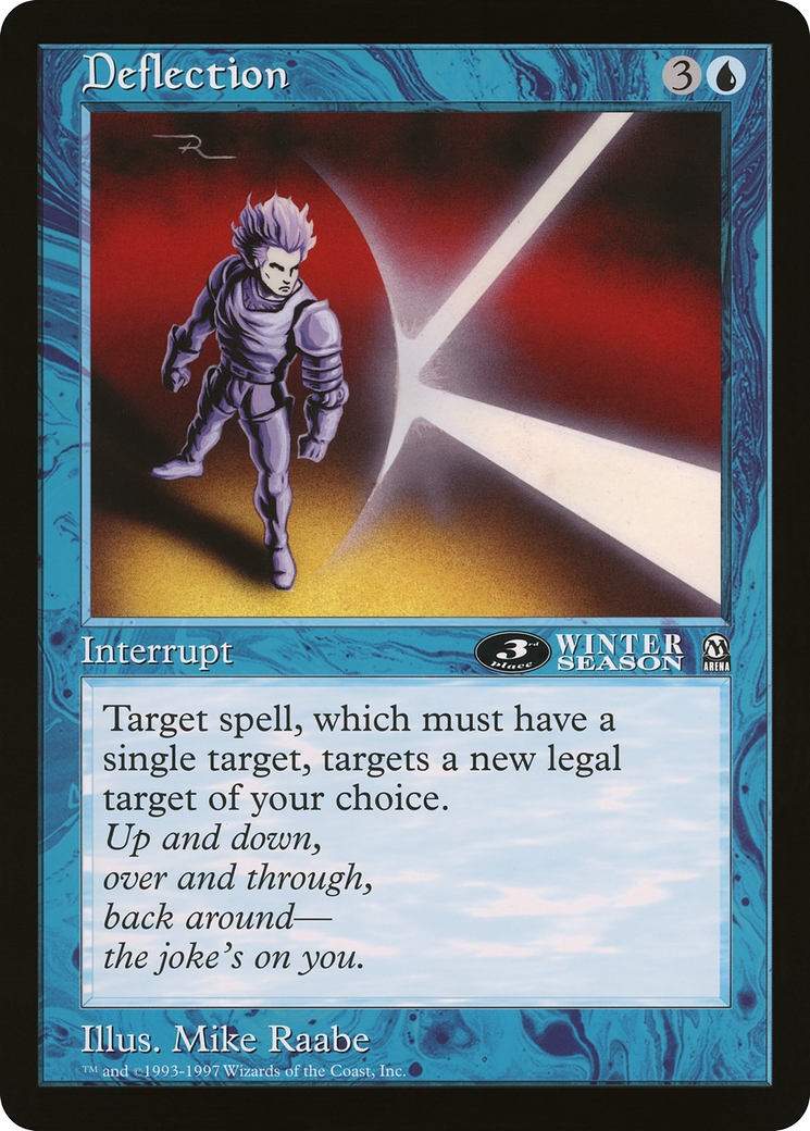 Deflection (OLEP-029) - Oversized League Prizes - Premium MTG Single from Wizards of the Coast - Just $0! Shop now at Game Crave Tournament Store