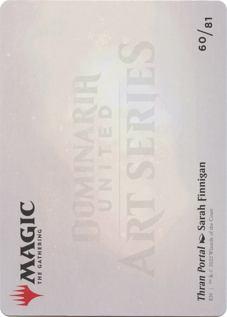 Thran Portal // Thran Portal (ADMU-060) - Dominaria United Art Series (Borderless) - Premium MTG Single from Wizards of the Coast - Just $0! Shop now at Game Crave Tournament Store