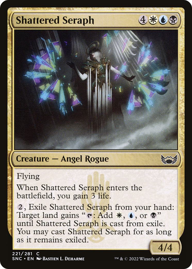 Shattered Seraph (SNC-221) - Streets of New Capenna Foil - Premium MTG Single from Wizards of the Coast - Just $0.08! Shop now at Game Crave Tournament Store