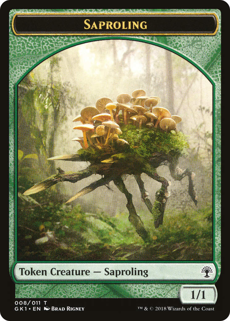 Saproling // Elf Knight (TGK1-008) - GRN Guild Kit Tokens - Premium MTG Single from Wizards of the Coast - Just $0! Shop now at Game Crave Tournament Store
