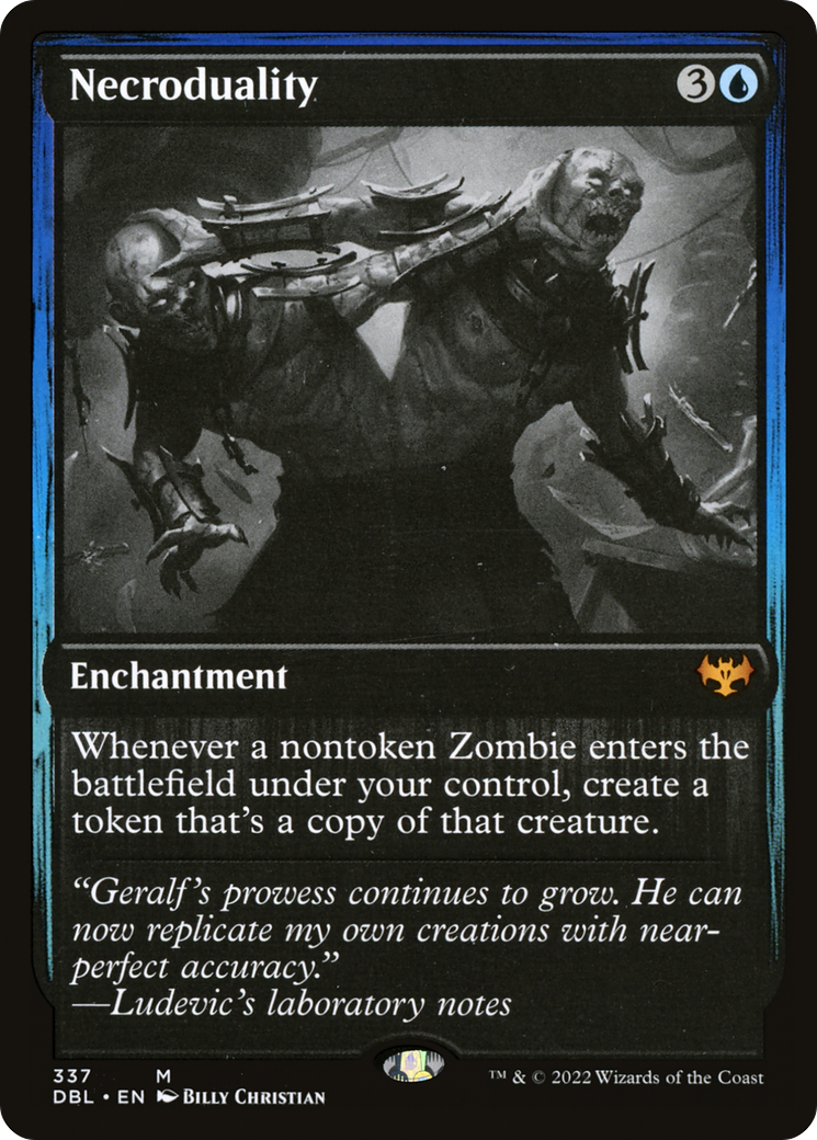 Necroduality (DBL-337) - Innistrad: Double Feature Foil - Premium MTG Single from Wizards of the Coast - Just $8.23! Shop now at Game Crave Tournament Store