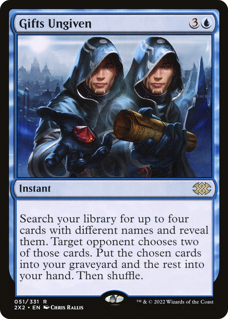 Gifts Ungiven (2X2-051) - Double Masters 2022 Foil - Premium MTG Single from Wizards of the Coast - Just $2.20! Shop now at Game Crave Tournament Store