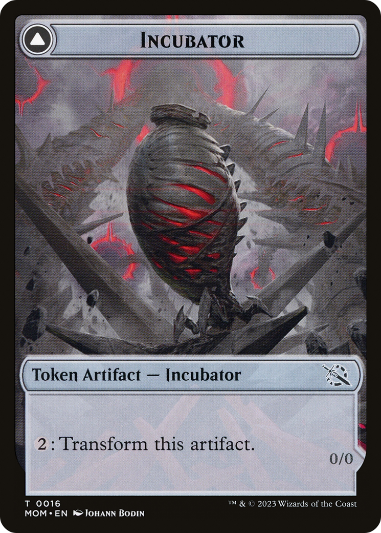 Incubator // Phyrexian (TMOM-016) - March of the Machine Tokens Foil - Premium MTG Single from Wizards of the Coast - Just $0! Shop now at Game Crave Tournament Store