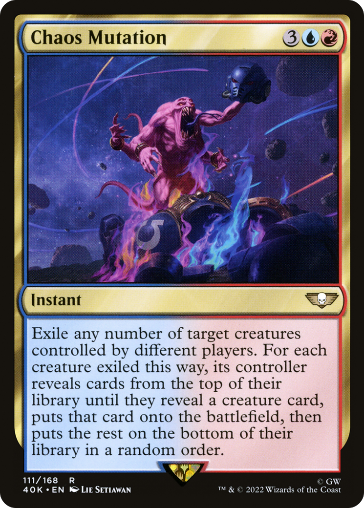 Chaos Mutation (40K-111) - Warhammer 40,000 Commander - Premium MTG Single from Wizards of the Coast - Just $0.34! Shop now at Game Crave Tournament Store