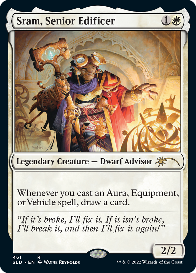 Sram, Senior Edificer (SLD-461) - Secret Lair Drop - Premium MTG Single from Wizards of the Coast - Just $1.53! Shop now at Game Crave Tournament Store