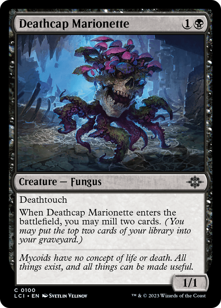 Deathcap Marionette (LCI-100) - The Lost Caverns of Ixalan - Premium MTG Single from Wizards of the Coast - Just $0.08! Shop now at Game Crave Tournament Store