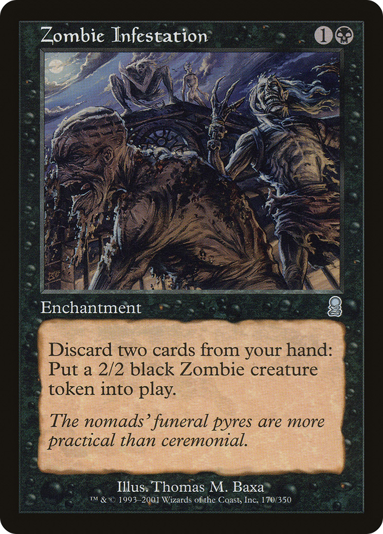 Zombie Infestation (ODY-170) - Odyssey - Premium MTG Single from Wizards of the Coast - Just $0.08! Shop now at Game Crave Tournament Store