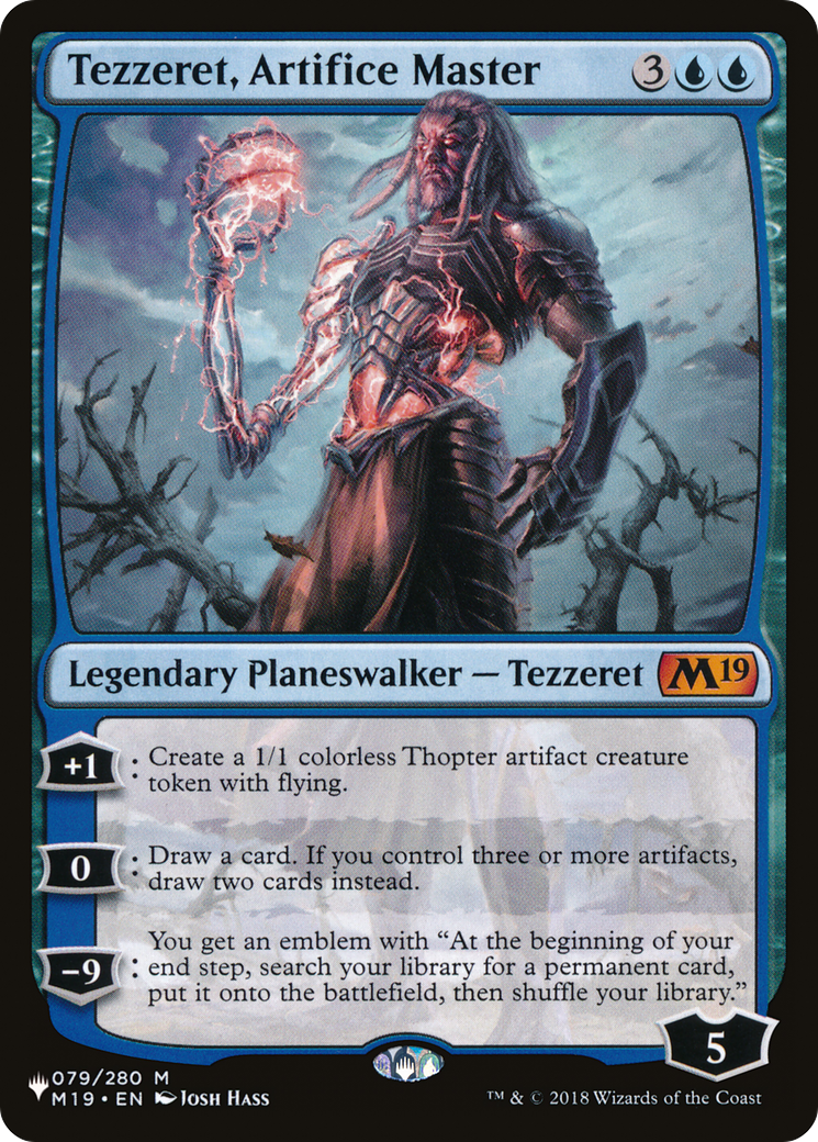 Tezzeret, Artifice Master (PLIST-671) - The List - Premium MTG Single from Wizards of the Coast - Just $1.04! Shop now at Game Crave Tournament Store