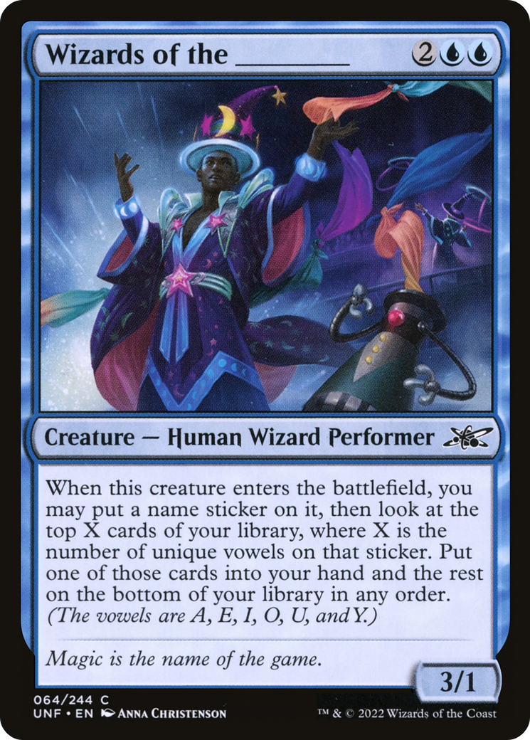 Wizards of the _____ (UNF-064) - Unfinity - Premium MTG Single from Wizards of the Coast - Just $0.08! Shop now at Game Crave Tournament Store