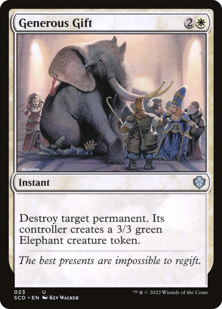 Generous Gift (SCD-023) - Starter Commander Decks - Premium MTG Single from Wizards of the Coast - Just $0.17! Shop now at Game Crave Tournament Store