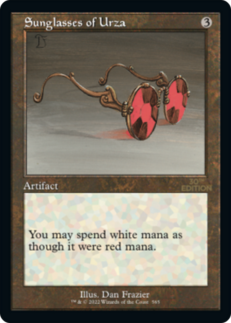 Sunglasses of Urza (30A-565) - 30th Anniversary Edition - Premium MTG Single from Wizards of the Coast - Just $60! Shop now at Game Crave Tournament Store