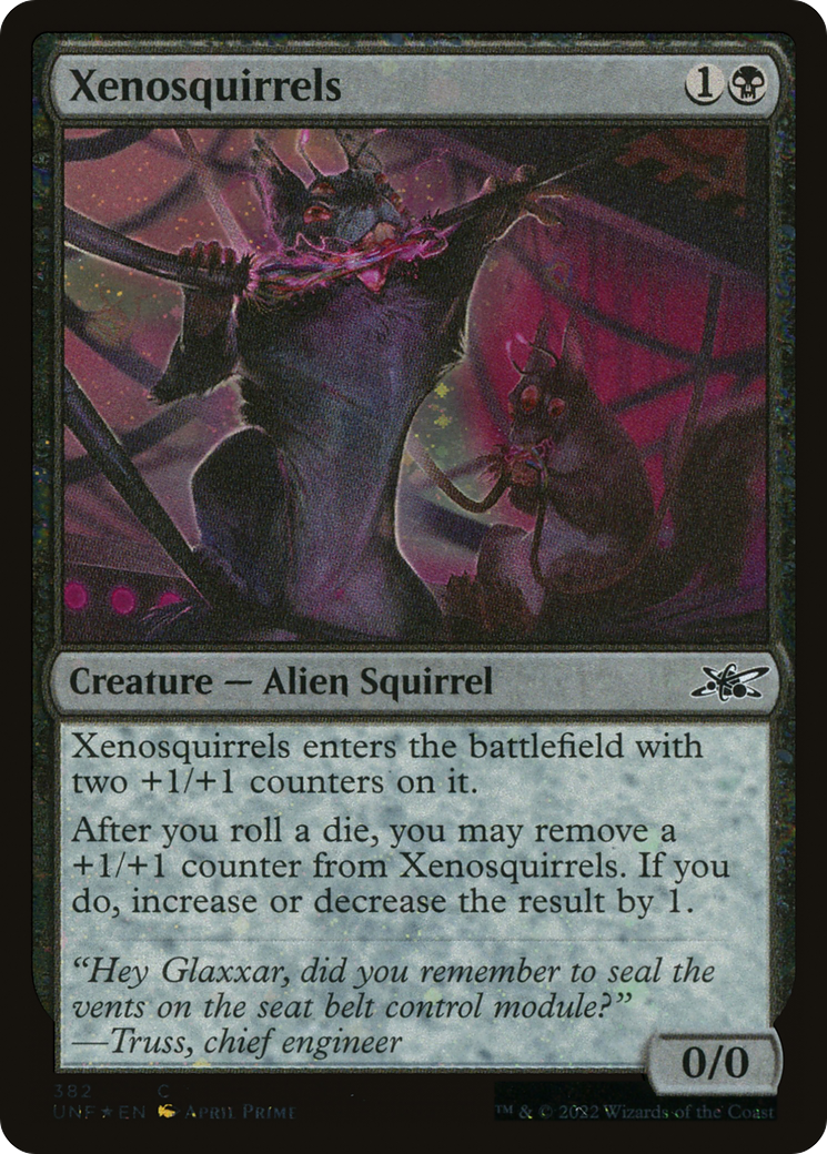 Xenosquirrels (UNF-382) - Unfinity Foil - Premium MTG Single from Wizards of the Coast - Just $2.24! Shop now at Game Crave Tournament Store