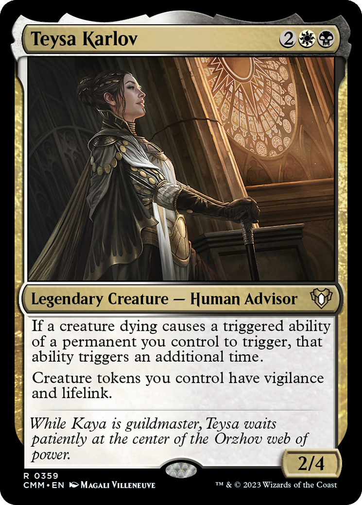 Teysa Karlov (CMM-359) - Commander Masters - Premium MTG Single from Wizards of the Coast - Just $0.40! Shop now at Game Crave Tournament Store