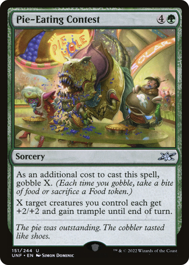 Pie-Eating Contest (UNF-151) - Unfinity - Premium MTG Single from Wizards of the Coast - Just $0.08! Shop now at Game Crave Tournament Store