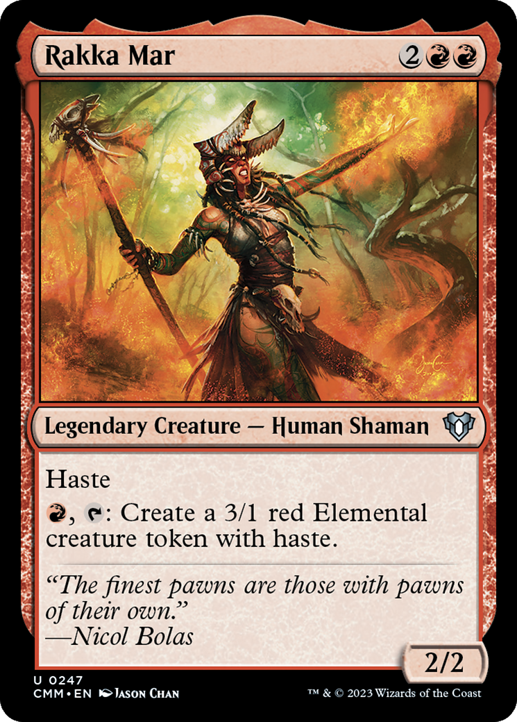 Rakka Mar (CMM-247) - Commander Masters - Premium MTG Single from Wizards of the Coast - Just $0.08! Shop now at Game Crave Tournament Store