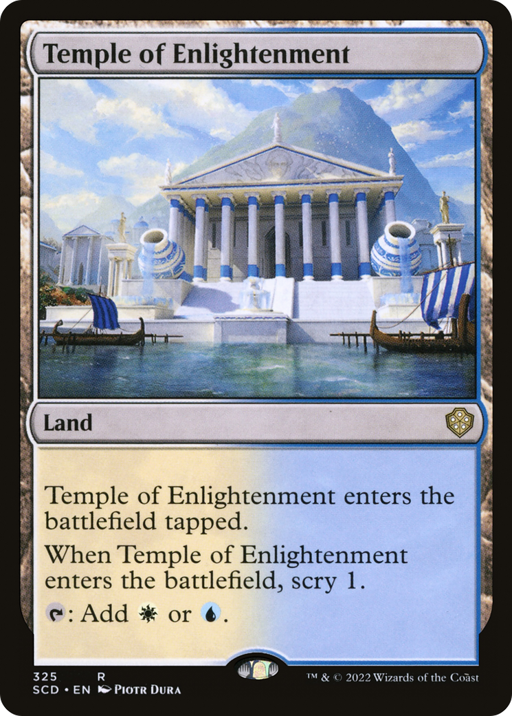 Temple of Enlightenment (SCD-325) - Starter Commander Decks - Premium MTG Single from Wizards of the Coast - Just $0.08! Shop now at Game Crave Tournament Store