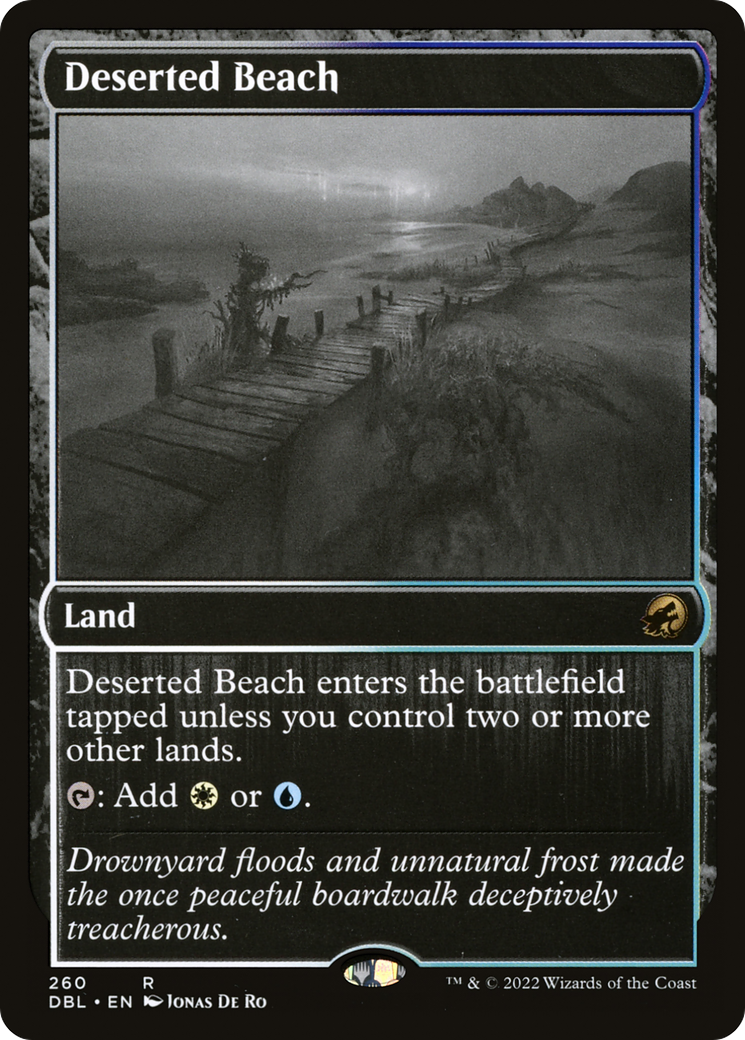 Deserted Beach (DBL-260) - Innistrad: Double Feature - Premium MTG Single from Wizards of the Coast - Just $0.83! Shop now at Game Crave Tournament Store