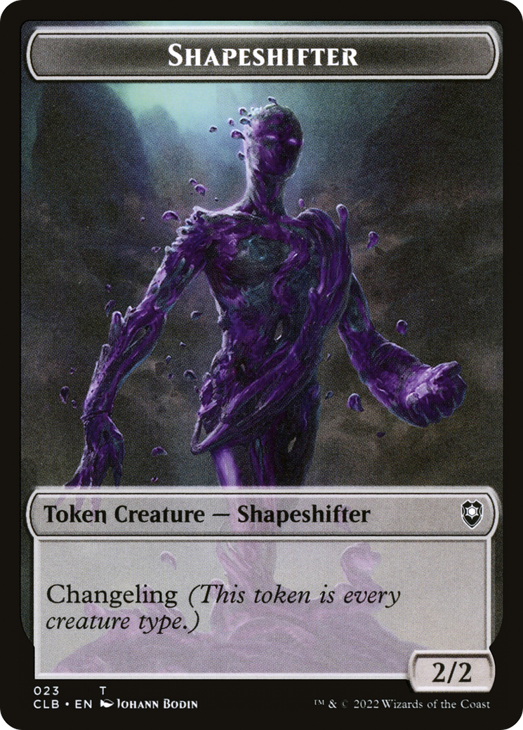 Shapeshifter (TCLB-023) - Battle for Baldur's Gate Tokens - Premium MTG Single from Wizards of the Coast - Just $0! Shop now at Game Crave Tournament Store