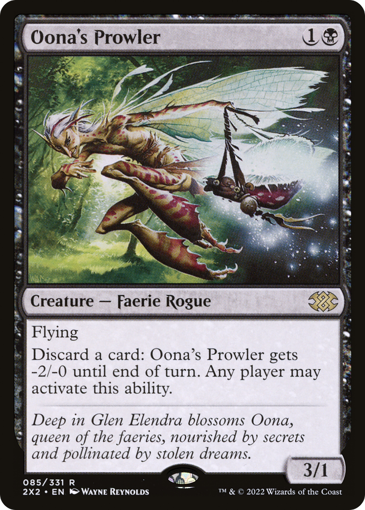 Oona's Prowler (2X2-085) - Double Masters 2022 - Premium MTG Single from Wizards of the Coast - Just $0.25! Shop now at Game Crave Tournament Store