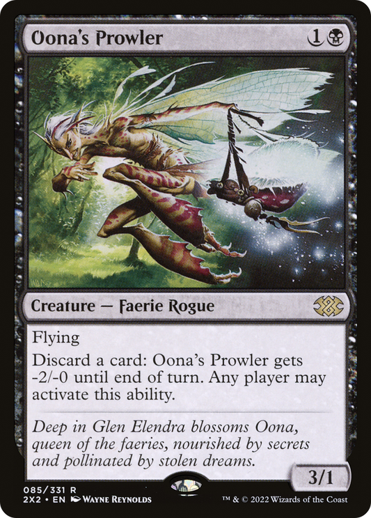 Oona's Prowler (2X2-085) - Double Masters 2022 - Premium MTG Single from Wizards of the Coast - Just $0.25! Shop now at Game Crave Tournament Store