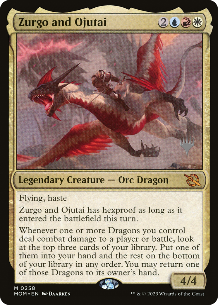 Zurgo and Ojutai (PMOM-258P) - March of the Machine Promos - Premium MTG Single from Wizards of the Coast - Just $0.08! Shop now at Game Crave Tournament Store