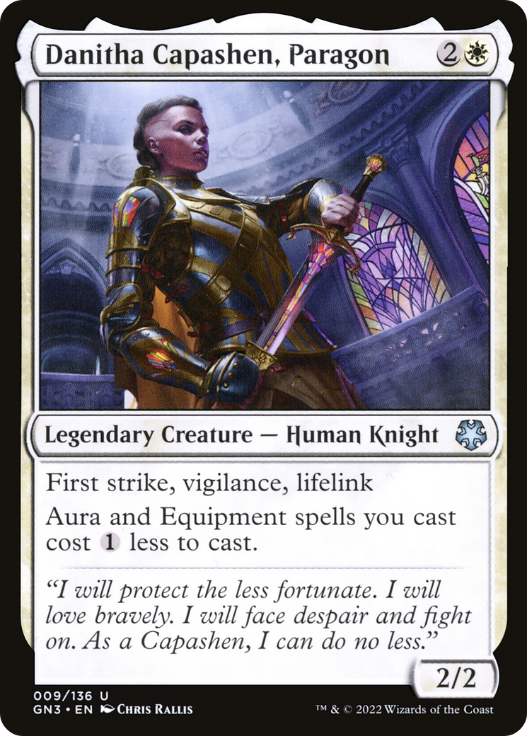 Danitha Capashen, Paragon (GN3-009) - Game Night: Free-for-All - Premium MTG Single from Wizards of the Coast - Just $0.26! Shop now at Game Crave Tournament Store