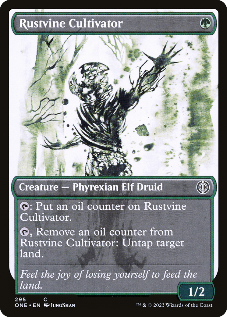 Rustvine Cultivator (ONE-295) - Phyrexia: All Will Be One: (Showcase) - Premium MTG Single from Wizards of the Coast - Just $0.08! Shop now at Game Crave Tournament Store