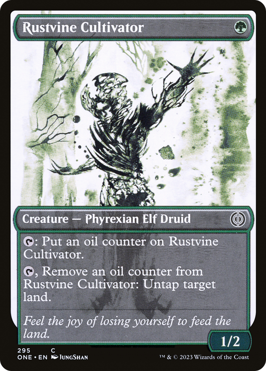 Rustvine Cultivator (ONE-295) - Phyrexia: All Will Be One: (Showcase) - Premium MTG Single from Wizards of the Coast - Just $0.08! Shop now at Game Crave Tournament Store