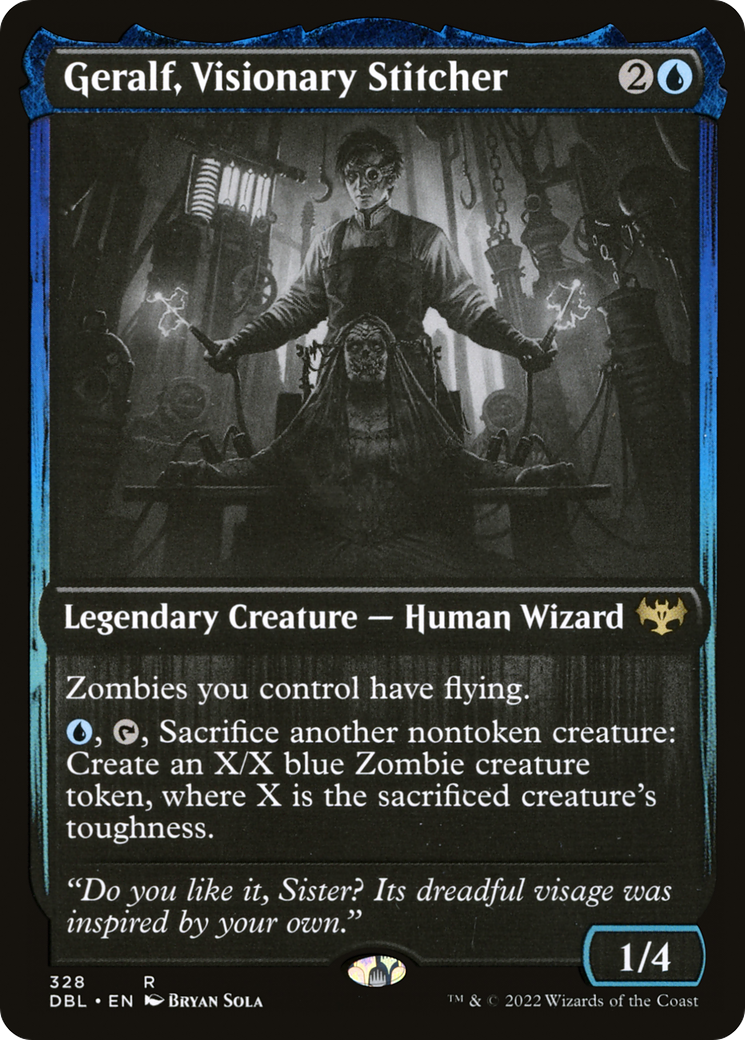 Geralf, Visionary Stitcher (DBL-328) - Innistrad: Double Feature Foil - Premium MTG Single from Wizards of the Coast - Just $1.49! Shop now at Game Crave Tournament Store
