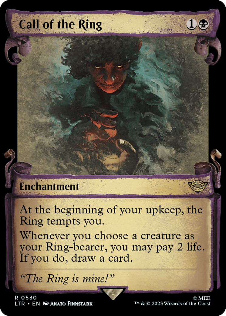 Call of the Ring (LTR-530) - The Lord of the Rings: Tales of Middle-earth: (Showcase) Foil - Premium MTG Single from Wizards of the Coast - Just $4.58! Shop now at Game Crave Tournament Store