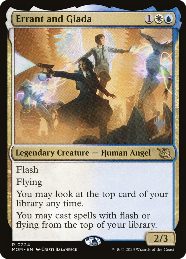 Errant and Giada (PMOM-224P) - March of the Machine Promos - Premium MTG Single from Wizards of the Coast - Just $0.08! Shop now at Game Crave Tournament Store