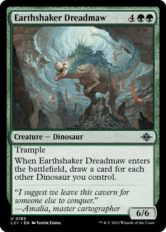 Earthshaker Dreadmaw (LCI-183) - The Lost Caverns of Ixalan - Premium MTG Single from Wizards of the Coast - Just $0.08! Shop now at Game Crave Tournament Store