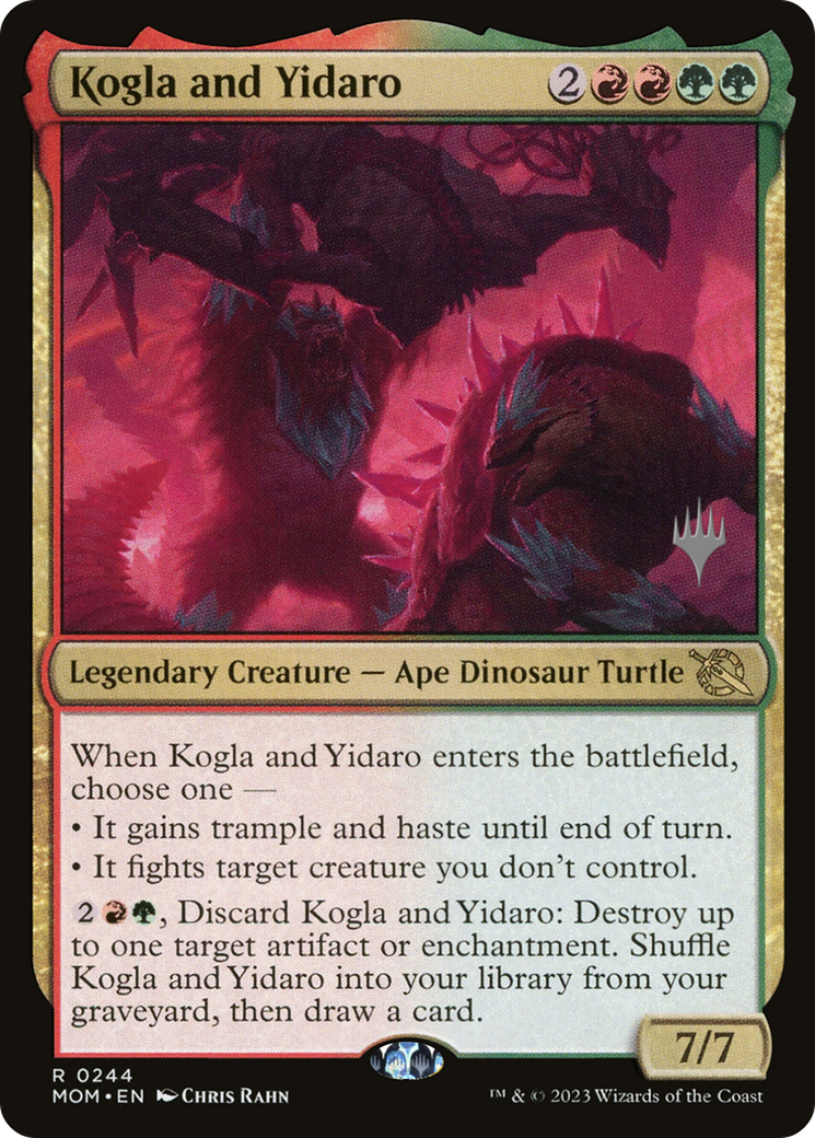 Kogla and Yidaro (PMOM-244P) - March of the Machine Promos Foil - Premium MTG Single from Wizards of the Coast - Just $0.33! Shop now at Game Crave Tournament Store