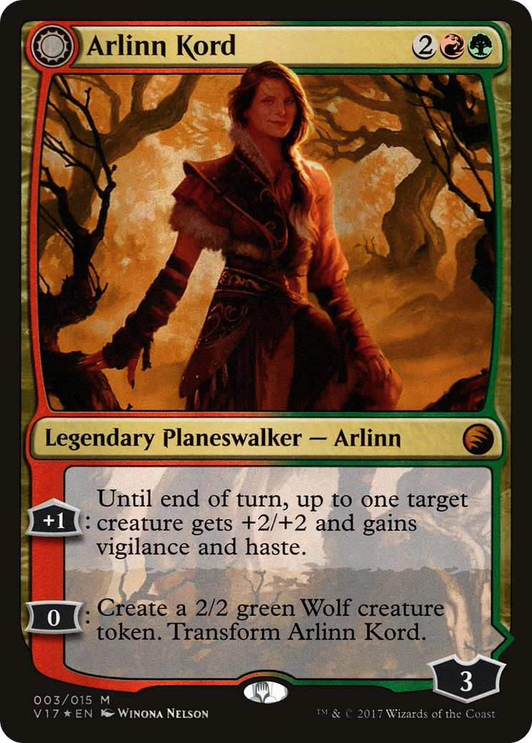 Arlinn Kord // Arlinn, Embraced by the Moon (V17-003) - From the Vault: Transform: (Double Faced Transform) Foil - Premium MTG Single from Wizards of the Coast - Just $1.09! Shop now at Game Crave Tournament Store