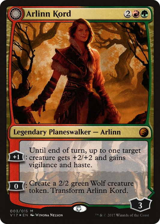 Arlinn Kord // Arlinn, Embraced by the Moon (V17-003) - From the Vault: Transform: (Double Faced Transform) Foil - Premium MTG Single from Wizards of the Coast - Just $1.09! Shop now at Game Crave Tournament Store
